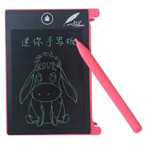 CHUYI 4.4 inch LCD Writing Tablet Portable Electronic Writing Drawing Board Doodle Pads with Stylus for Home School Office (Pink)