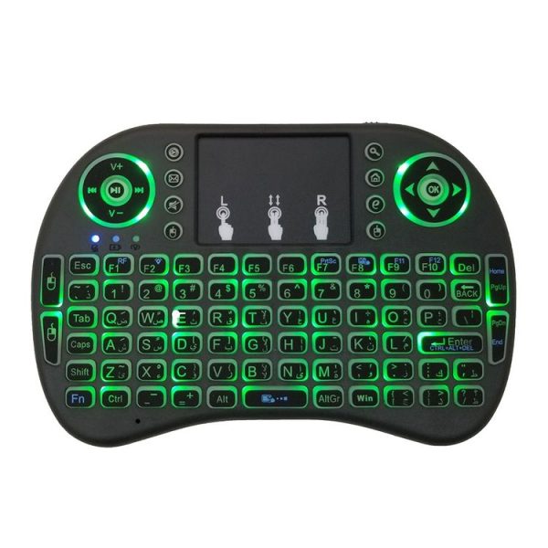 Support Language: Arabic i8 Air Mouse Wireless Backlight Keyboard with Touchpad for Android TV Box & Smart TV & PC Tablet & Xbox360 & PS3 & HTPC / IPTV - Image 5