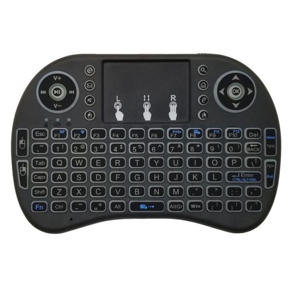 Support Language: English i8 Air Mouse Wireless Backlight Keyboard with Touchpad for Android TV Box & Smart TV & PC Tablet & Xbox360 & PS3 & HTPC / IPTV - Image 3