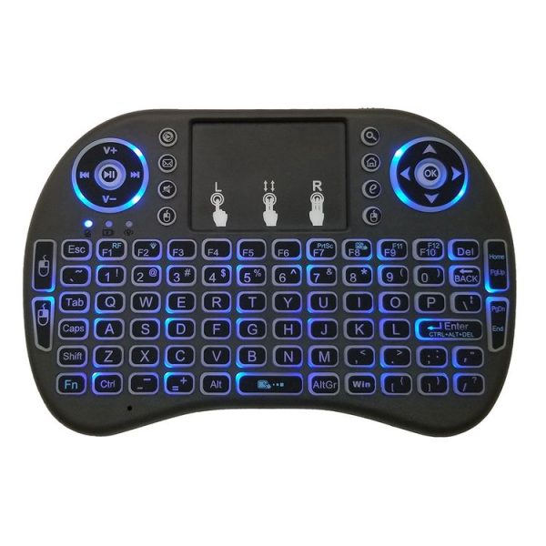 Support Language: English i8 Air Mouse Wireless Backlight Keyboard with Touchpad for Android TV Box & Smart TV & PC Tablet & Xbox360 & PS3 & HTPC / IPTV - Image 4