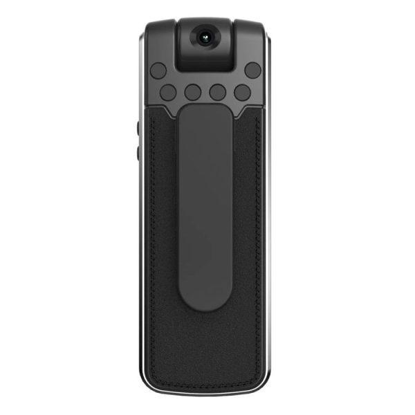 B18 Back Clip Design 1080P HD Camera Recording Pen, Support Motion Detection / Infrared Night Vision / 180 Degrees Rotation Camera / TF Card (Silver Grey)