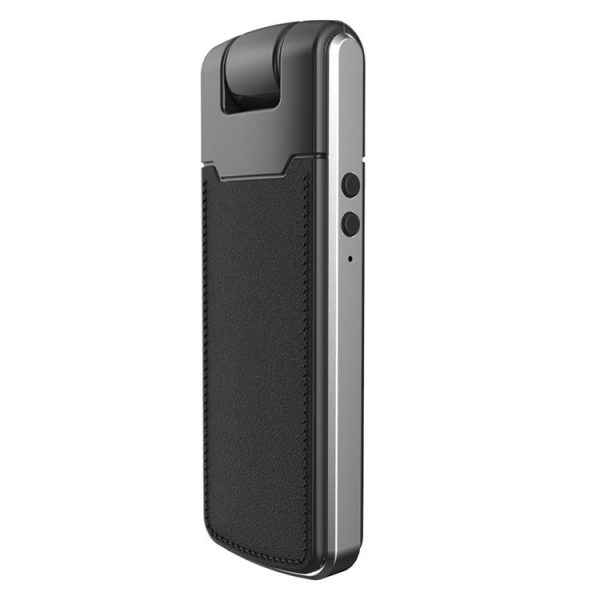 B18 Back Clip Design 1080P HD Camera Recording Pen, Support Motion Detection / Infrared Night Vision / 180 Degrees Rotation Camera / TF Card (Silver Grey) - Image 3