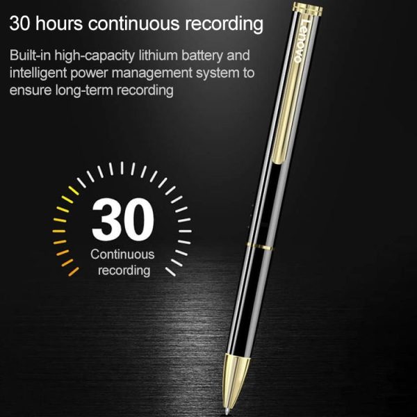 Original Lenovo B628 32GB Intelligent Voice Control Noise Reduction Pen Shape Recording Pen - Image 7