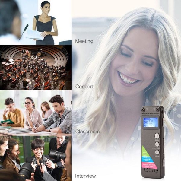 VM31 Portable Audio Voice Recorder, 16GB, Support Music Playback - Image 8