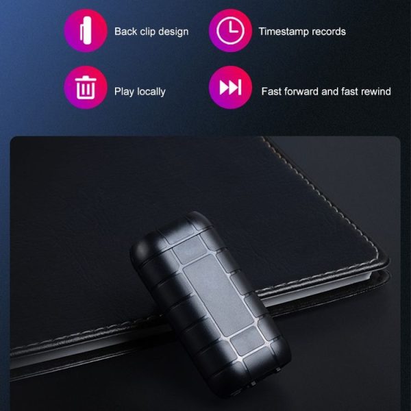 B800 Back Clip HD Sound Lossless Voice Recorder - Image 9