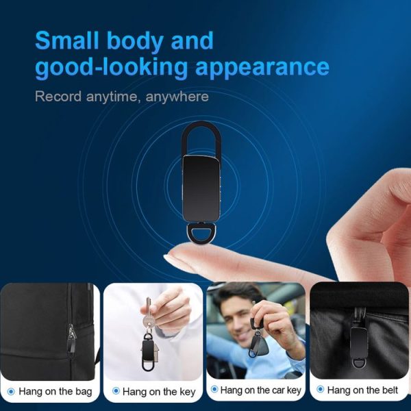 S20 8GB Keychain HD Noise Reduction Portable Recording Pen - Image 6