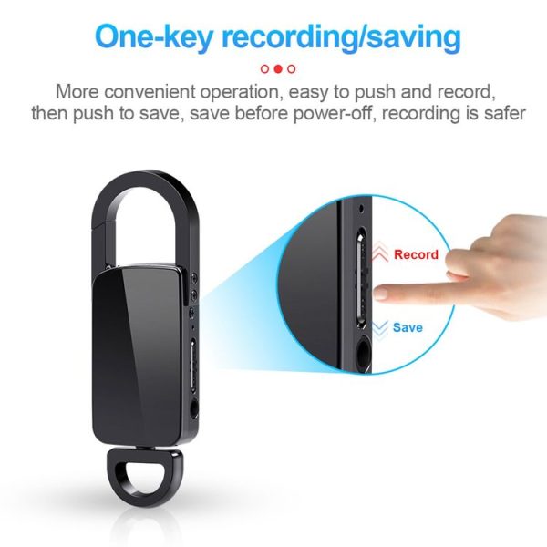 S20 8GB Keychain HD Noise Reduction Portable Recording Pen - Image 7