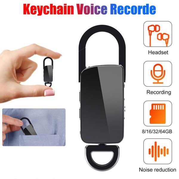 S20 64GB Keychain HD Noise Reduction Portable Recording Pen - Image 4