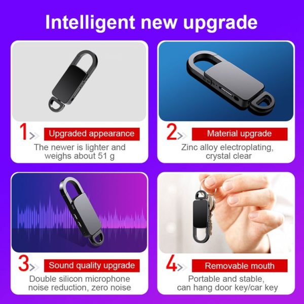 S20 64GB Keychain HD Noise Reduction Portable Recording Pen - Image 5