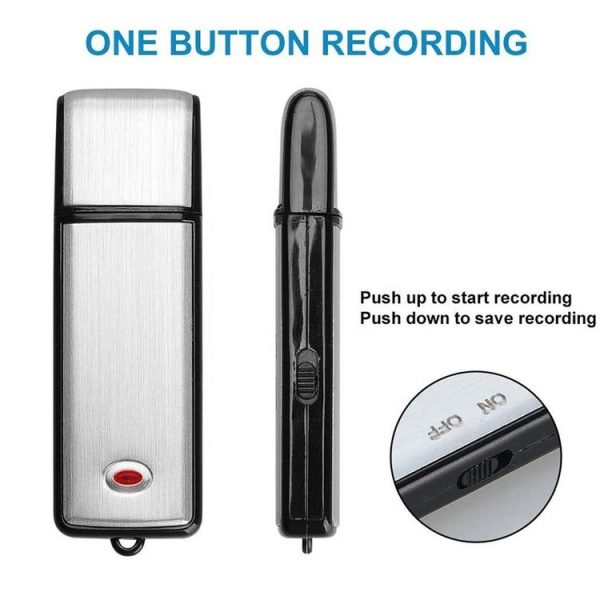 SK858 32GB Rechargeable Portable U-Disk Meeting Voice Recorder (Black) - Image 5
