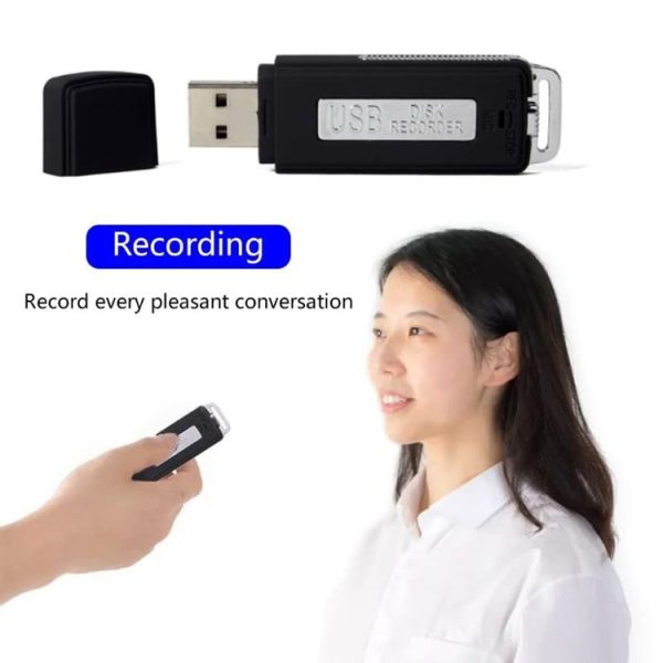 SK868 8GB Rechargeable Portable U-Disk Voice Recorder - Image 5
