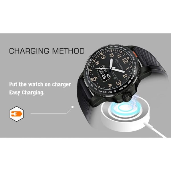 NORTH EDGE Float0101 0.49 inch OLED Touch Bluetooth Sports Smart Digital Watch, Support Heart Rate / Sleep Monitoring & Remote Camera (Black) - Image 12