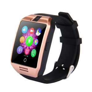 Q18 1.54 inch TFT Screen MTK6260A 360MHz Bluetooth 3.0 Smart Watch Phone, 128M + 64M Memory (Gold)