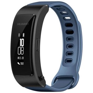 Original Huawei Bracelet B3 Youth Edition GRU-B09 0.91 inch OLED Non-touch Screen Bluetooth 4.2 Smart Bracelet, IP57 Waterproof, Support Bluetooth Call & Sedentary Reminder & Sleep monitoring & Calorie Statistics, Compatible with Android 4.4 or Above and iOS 8.0 or Above Phones (Blue)