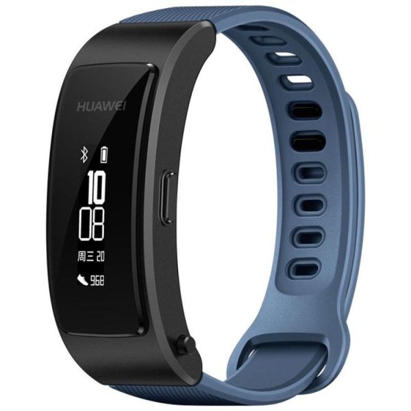 Original Huawei Bracelet B3 Youth Edition GRU-B09 0.91 inch OLED Non-touch Screen Bluetooth 4.2 Smart Bracelet, IP57 Waterproof, Support Bluetooth Call & Sedentary Reminder & Sleep monitoring & Calorie Statistics, Compatible with Android 4.4 or Above and iOS 8.0 or Above Phones (Blue) - Image 2