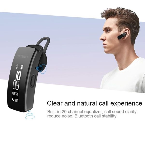 Original Huawei Bracelet B3 Youth Edition GRU-B09 0.91 inch OLED Non-touch Screen Bluetooth 4.2 Smart Bracelet, IP57 Waterproof, Support Bluetooth Call & Sedentary Reminder & Sleep monitoring & Calorie Statistics, Compatible with Android 4.4 or Above and iOS 8.0 or Above Phones (Blue) - Image 7