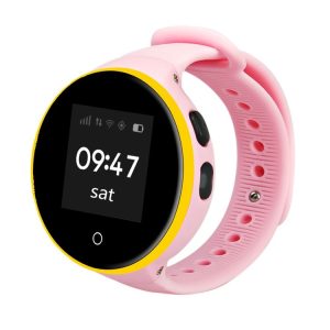 ZGPAX S669 Smart Children Watch Phone, 1.22 inch IPS MT2503, Water-resistant, Network: 2G, Support Accurate Positioning, GEO Fence, Track Playback, Pedometer, Alarm, SOS Number, Remote Monitoring (Pink)