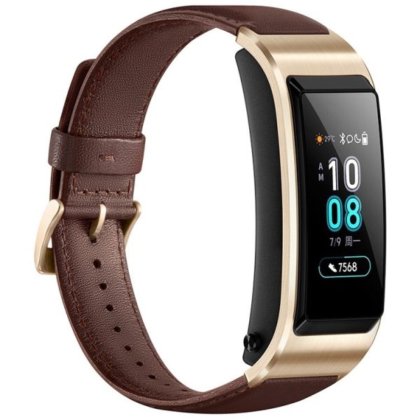 Huawei TalkBand B5 Bluetooth 4.2 Headset Fitness Tracking Business Smart Bracelet for Android / iOS, 1.13 inch Touch AMOLED 2.5D Screen, Support Fitness Tracker / Pedometer / Sleep Monitor (Brown) - Image 2