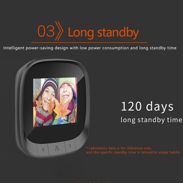 DD3S 2.4 inch Screen 0.3MP Security Camera Peephole Viewer Digital Peephole Door Bell, - Image 10