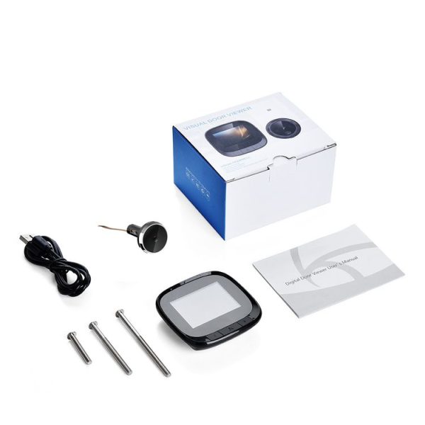 DD3S 2.4 inch Screen 0.3MP Security Camera Peephole Viewer Digital Peephole Door Bell, - Image 6
