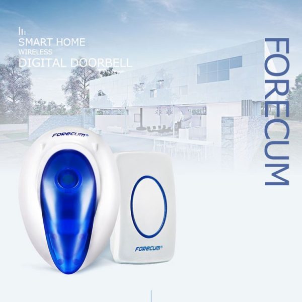 Forecum 7 Wireless Smart Home Doorbell with Single Receiver, Remote Control Distance: 200m (Open Air), EU Plug - Image 8