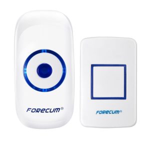 Forecum 8 Wireless Smart Home Doorbell with Single Receiver, Remote Control Distance: 200m (Open Air), EU Plug