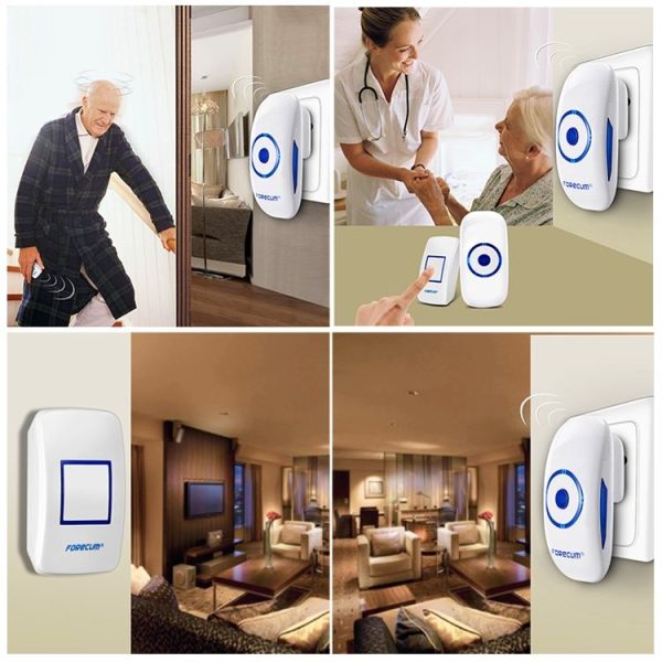 Forecum 8 Wireless Smart Home Doorbell with Single Receiver, Remote Control Distance: 200m (Open Air), EU Plug - Image 17