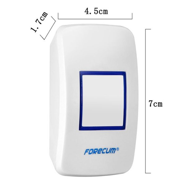 Forecum 8 Wireless Smart Home Doorbell with Single Receiver, Remote Control Distance: 200m (Open Air), EU Plug - Image 4