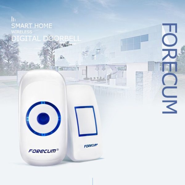 Forecum 8 Wireless Smart Home Doorbell with Single Receiver, Remote Control Distance: 200m (Open Air), EU Plug - Image 8