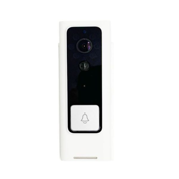 M200B WiFi Intelligent Square Button Video Doorbell, Support Infrared Motion Detection & Adaptive Rate & Two-way Intercom & Remote / PIR Wakeup (White) - Image 2