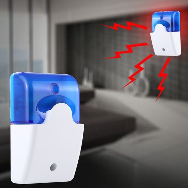103 Mini Strobe Siren Durable Home Security Alarm System (Blue) - Image 6