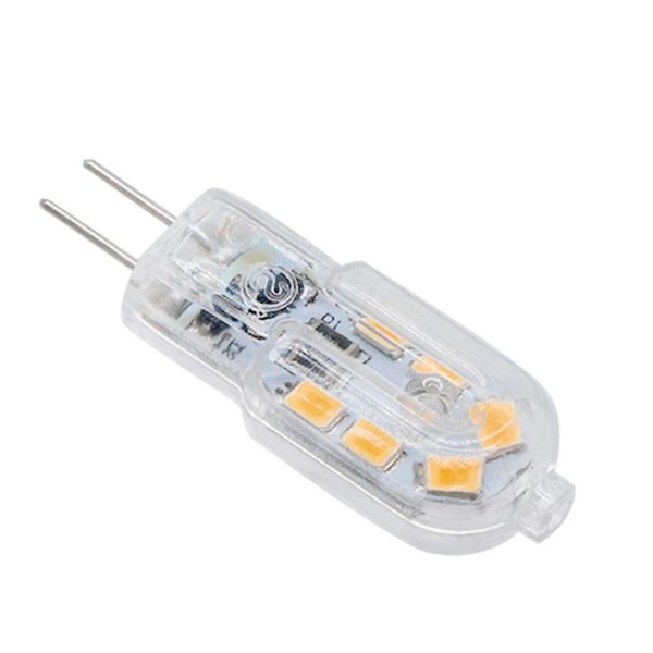 10 PCS AC 220-240V G4 3W 12LEDs 2835SMD LED Dimmable Double Needle Transparent Peanut Lamp (Warm White) - Image 5