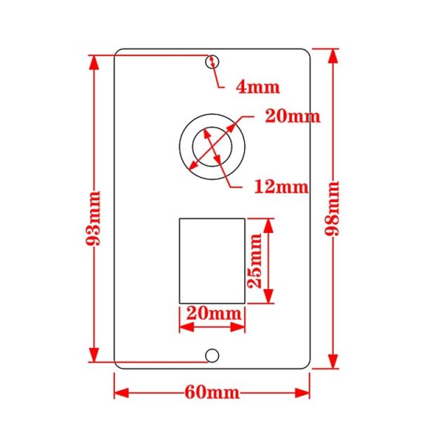 LDTR-WG0265 DC 6A Motor Speed Governor Slow Down Motor Controller Positive And Negative Rotating Control Switch 12V / 24V / 36V / 48V (Black) - Image 6