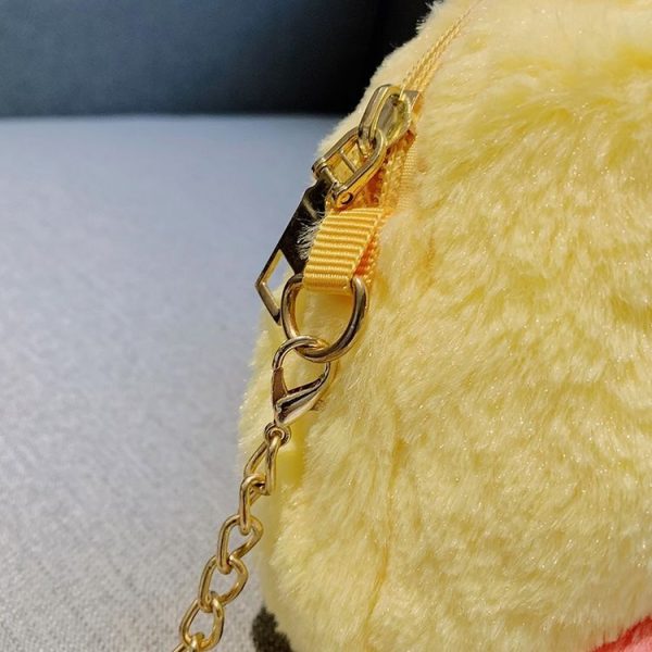 Plush Small Duck Single Shoulder Bag Handbag Messenger Bag (Yellow) - Image 6